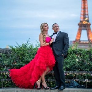 Morphine Fashion Regina Tulle skirt. Worn once. Beautiful high low skirt.